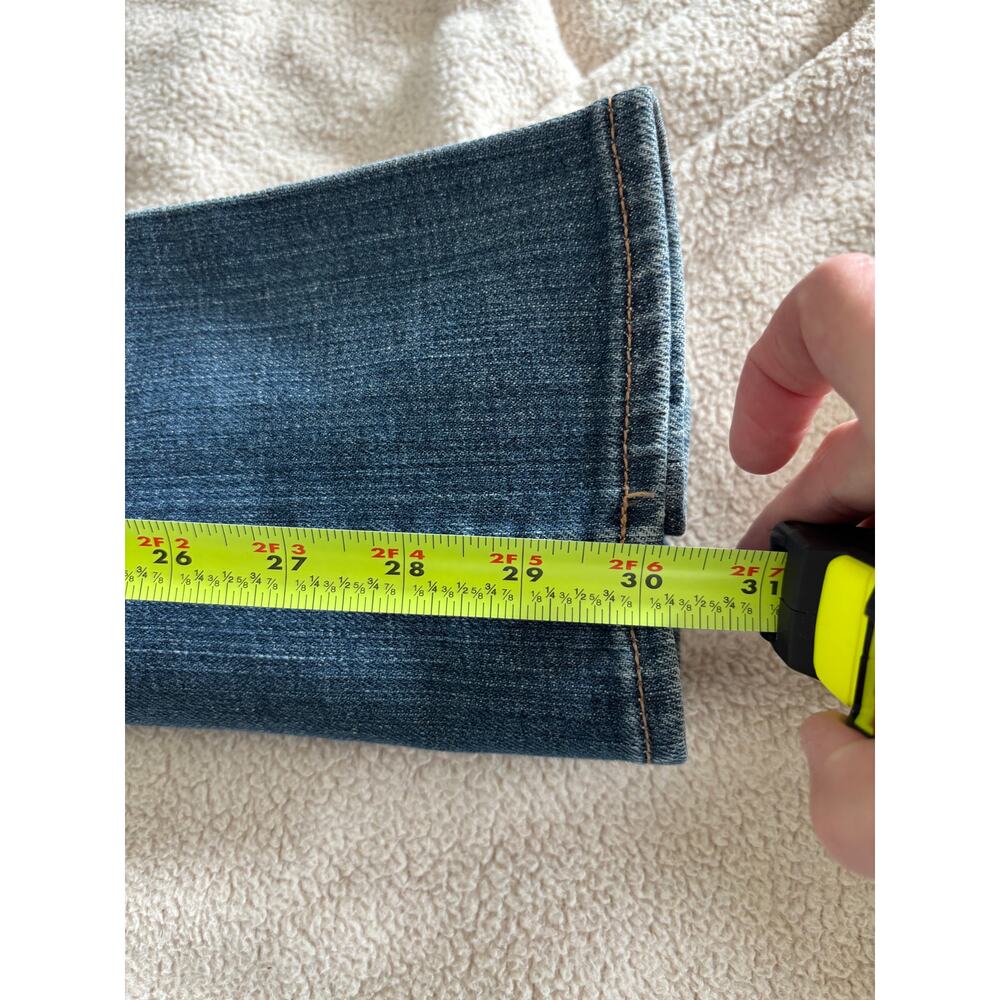Old Navy 90's Y2K Vintage Patch Pocket Bootcut Jeans Mid Rise 6 - Picture 8 of 9